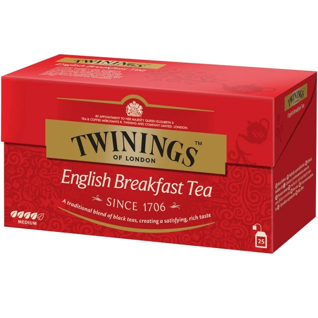 Ceai Negru English Breakfast Twinings 25*2G